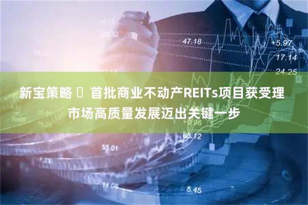 新宝策略 ​首批商业不动产REITs项目获受理 市场高质量发展迈出关键一步